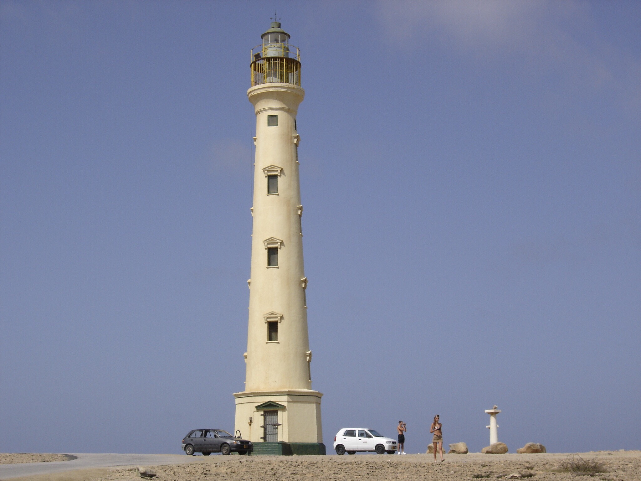 Sony DSC-P93 sample photo. Lighthouse aruba photography