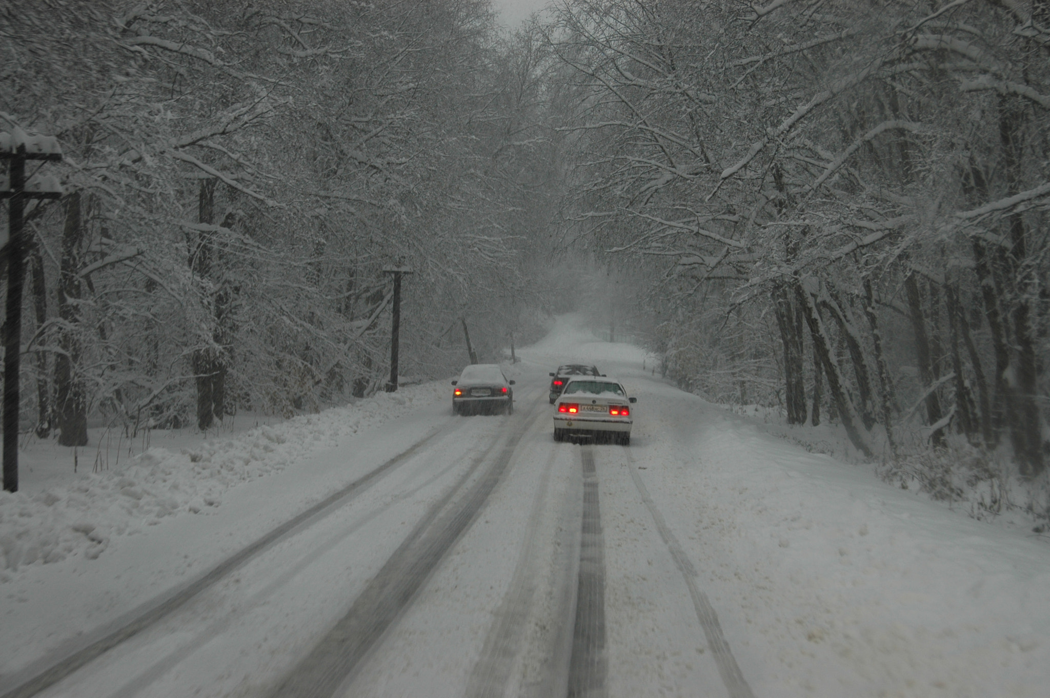 Nikon D70 sample photo. Caucasus. dombai, teberda brs drive to get through photography