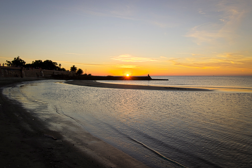 Canon EF-S 10-18mm F4.5–5.6 IS STM sample photo. Sunset at playa ramírez photography