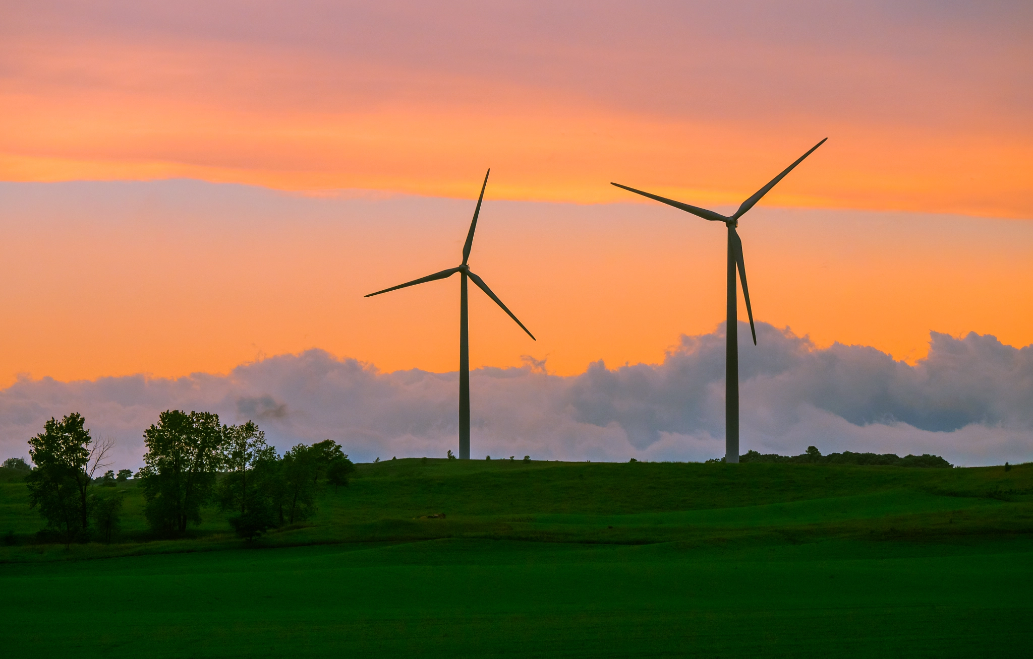 Panasonic Lumix G Vario 45-200mm F4-5.6 OIS sample photo. Towering windmills photography