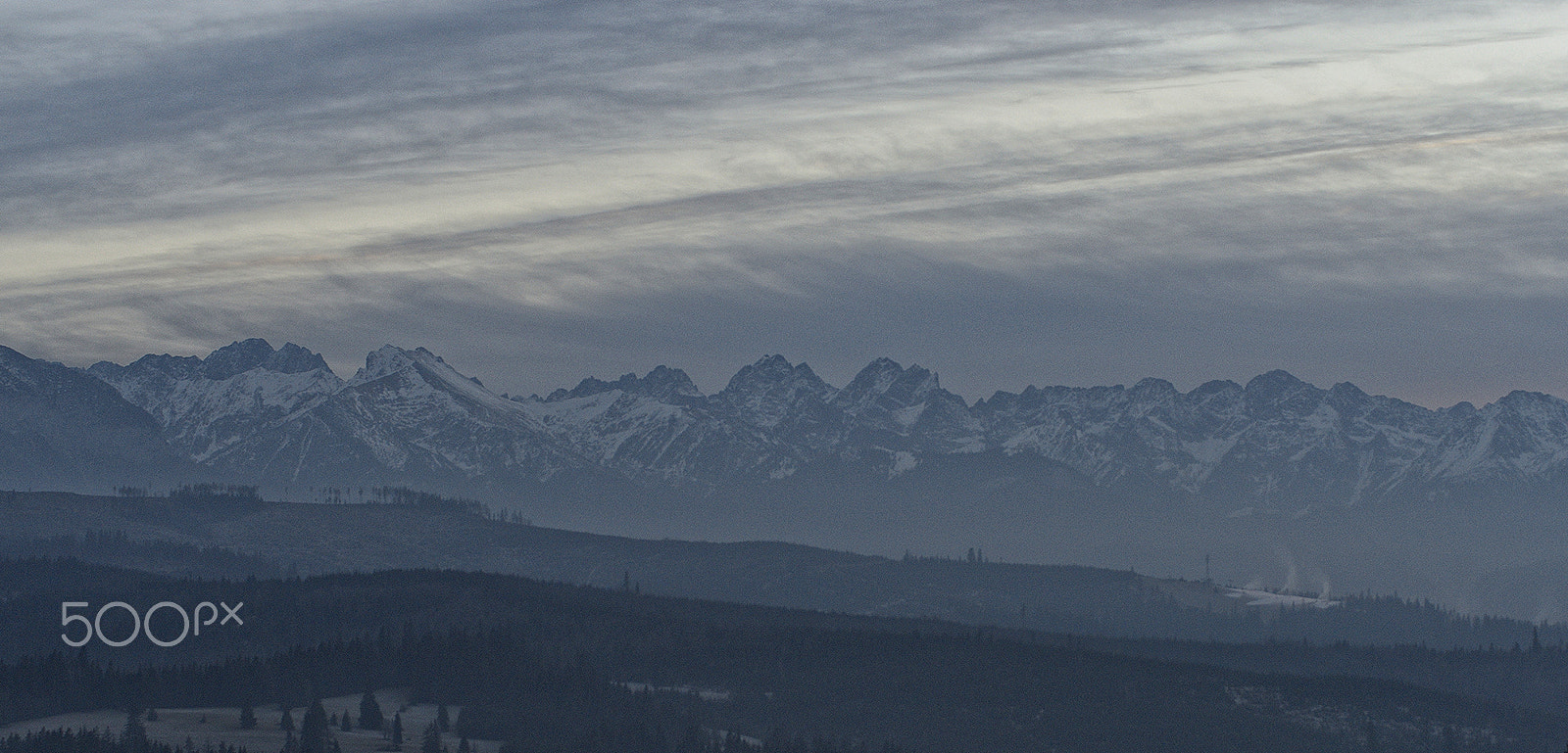 Sigma 70-200mm F2.8 EX DG OS HSM sample photo. High tatra sunset photography