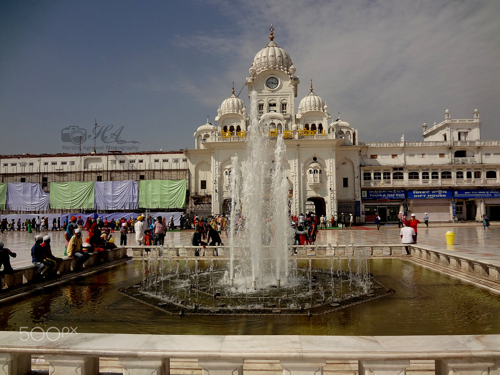 Sony DSC-WX9 sample photo. Outside view of golden temple photography