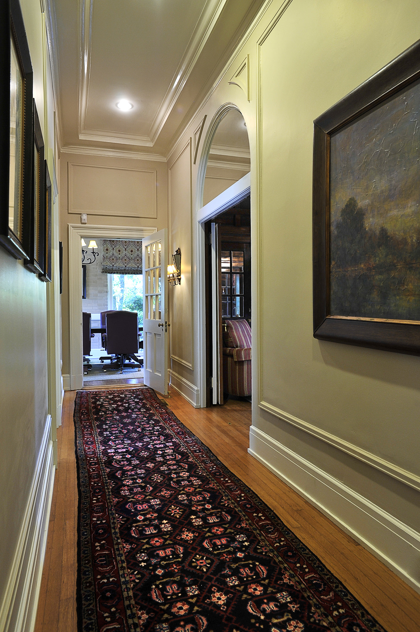 Nikon D700 + AF Nikkor 24mm f/2.8 sample photo. Hallway at powers law group photography