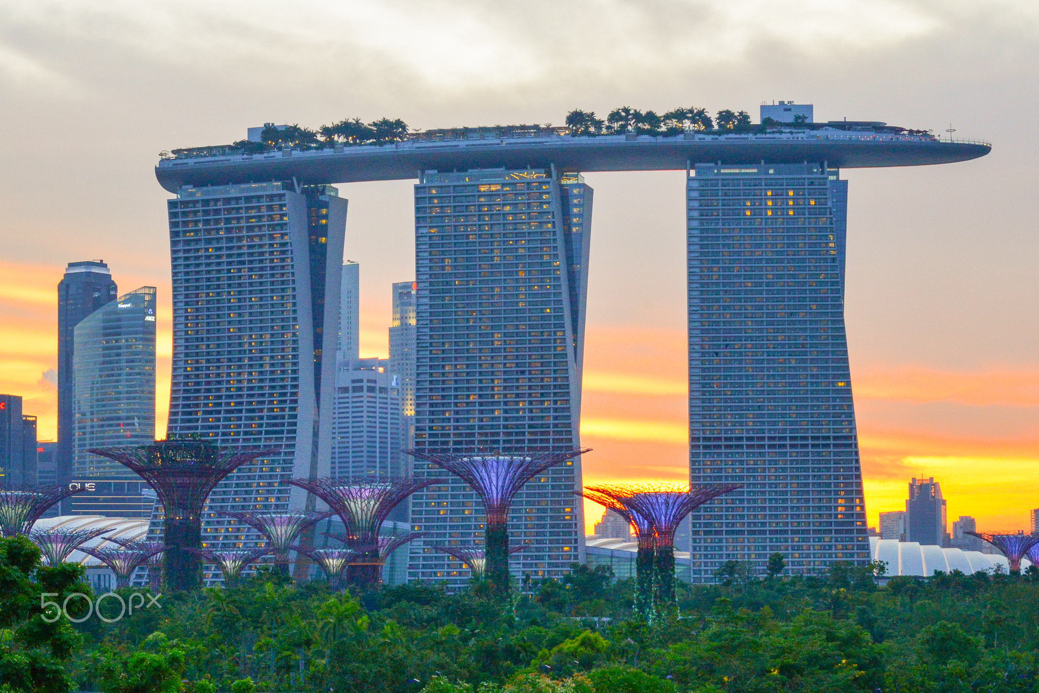 Marina Bay Sands and Garden by the Bay, Singapore