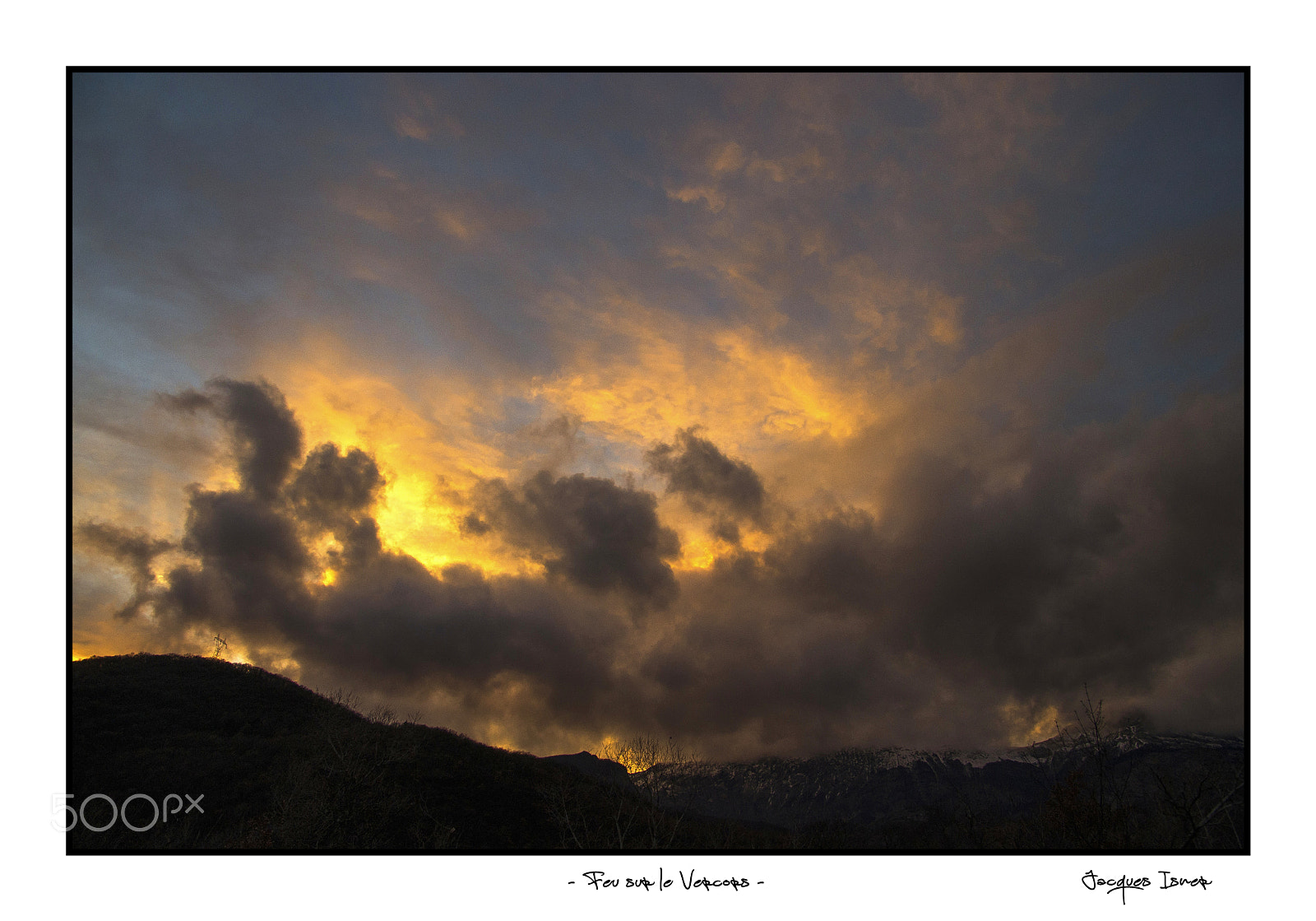 Pentax K-5 sample photo. Feu sur le vercors photography
