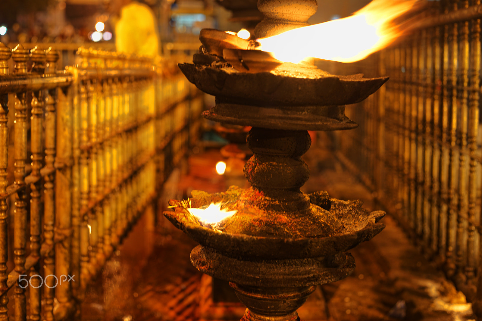 50mm F1.8 sample photo. The burning lamp - deepa photography