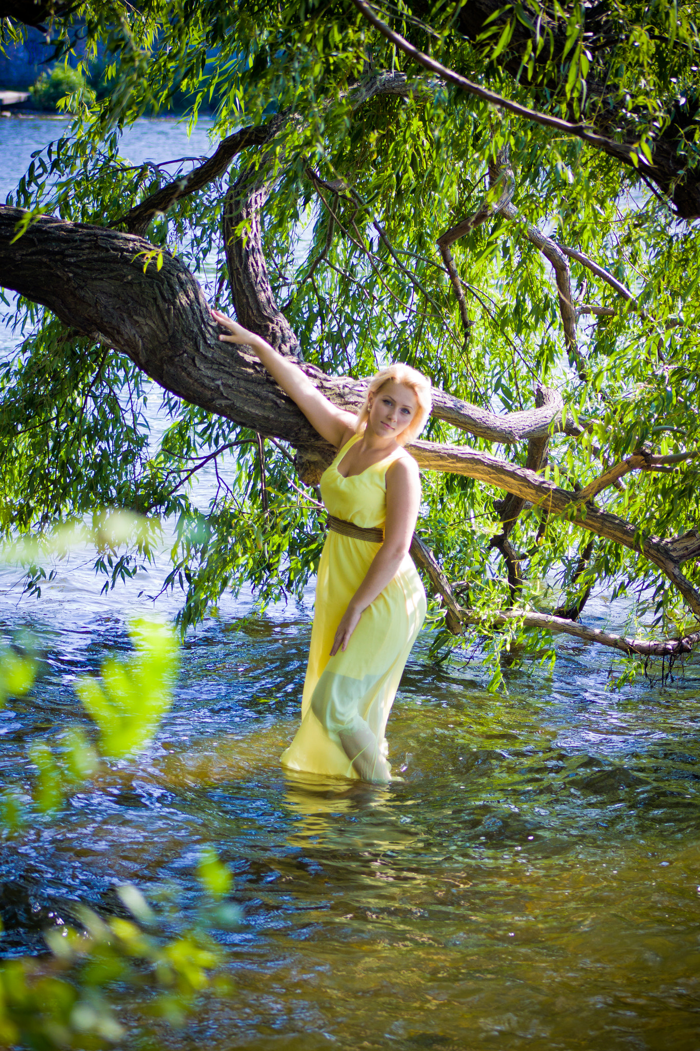 Canon EF 75-300mm f/4-5.6 USM sample photo. In the water photography