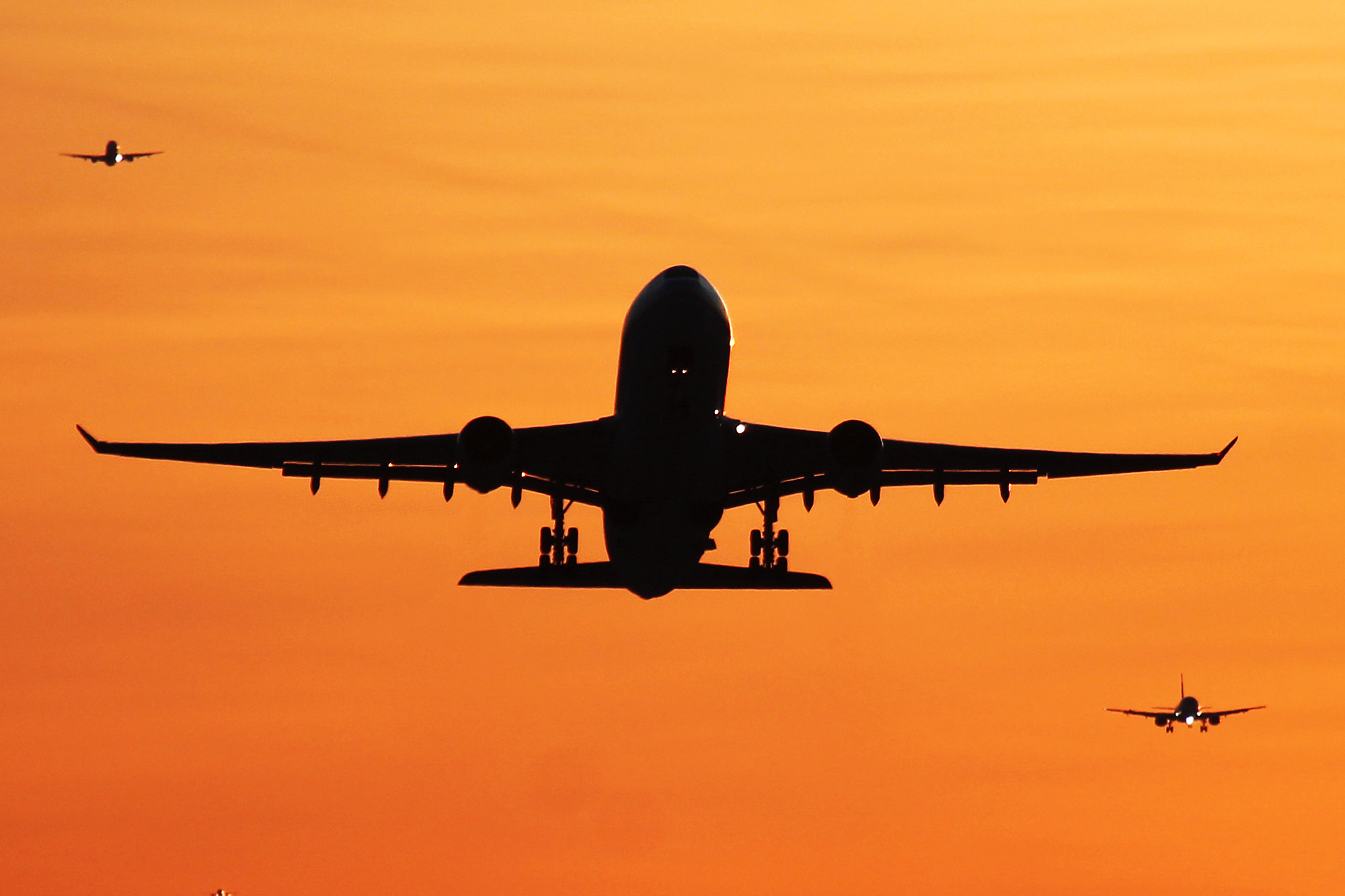 Canon EF 100-400mm F4.5-5.6L IS USM sample photo. Take off on sunset photography