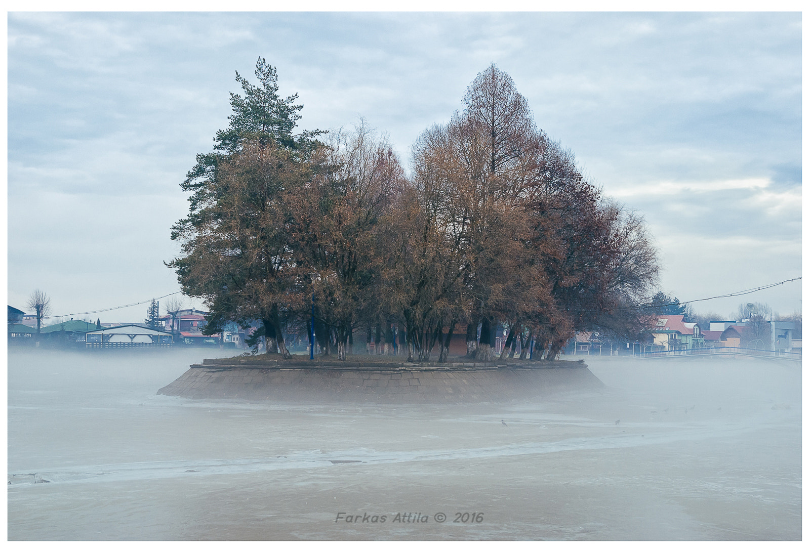 Nikon D60 sample photo. The fog is born... photography