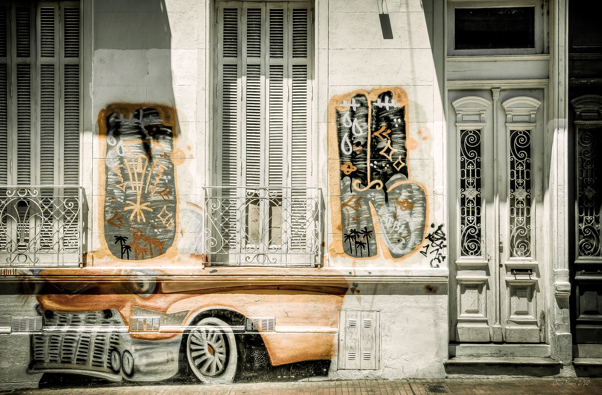 Nikon D600 sample photo. San telmo grafitti photography