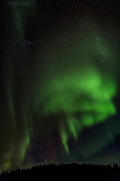 Canon EOS 7D + Canon EF-S 17-55mm F2.8 IS USM sample photo. Northern lights photography