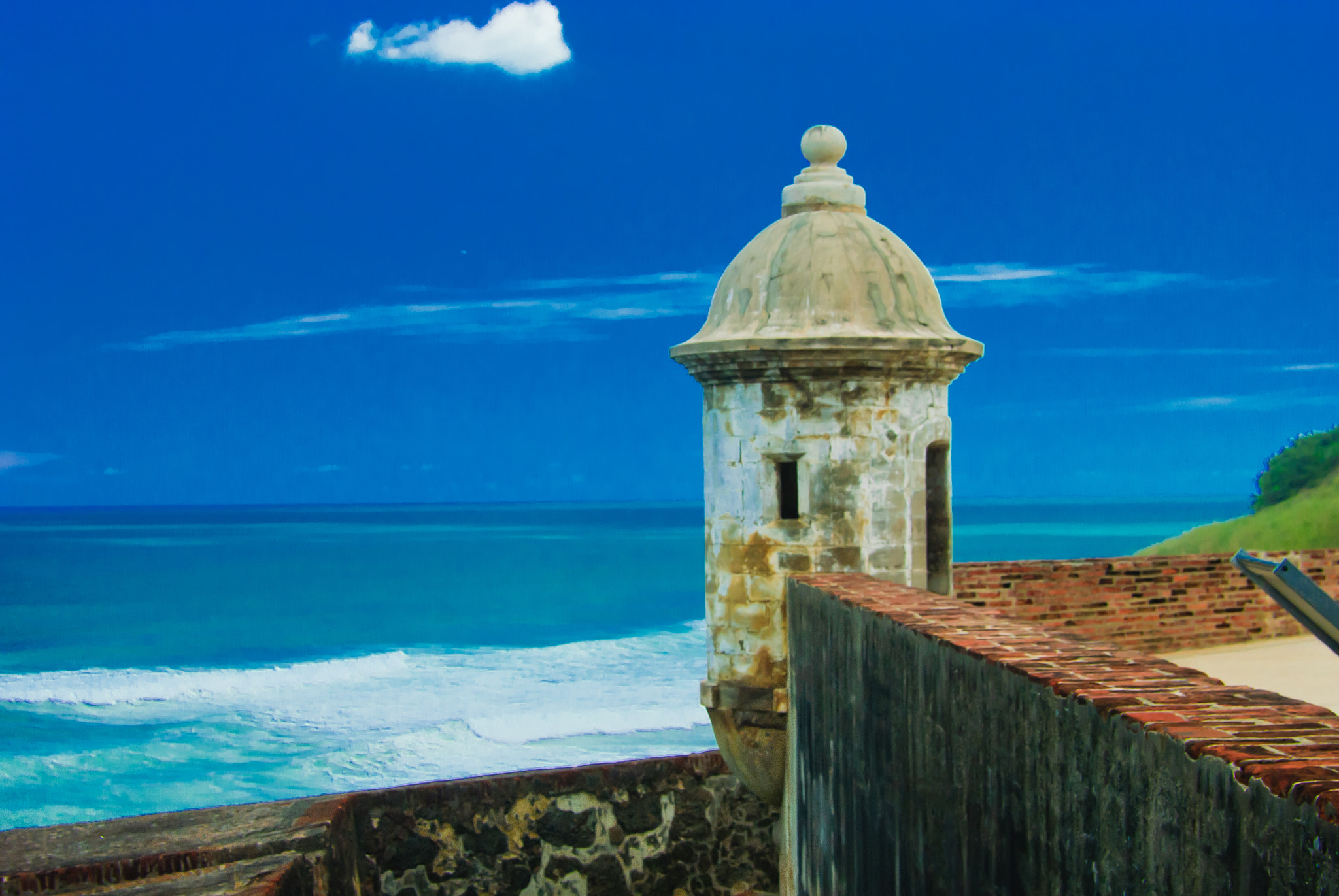 AF Zoom-Nikkor 28-105mm f/3.5-4.5D IF sample photo. Old san juan puerto rico photography