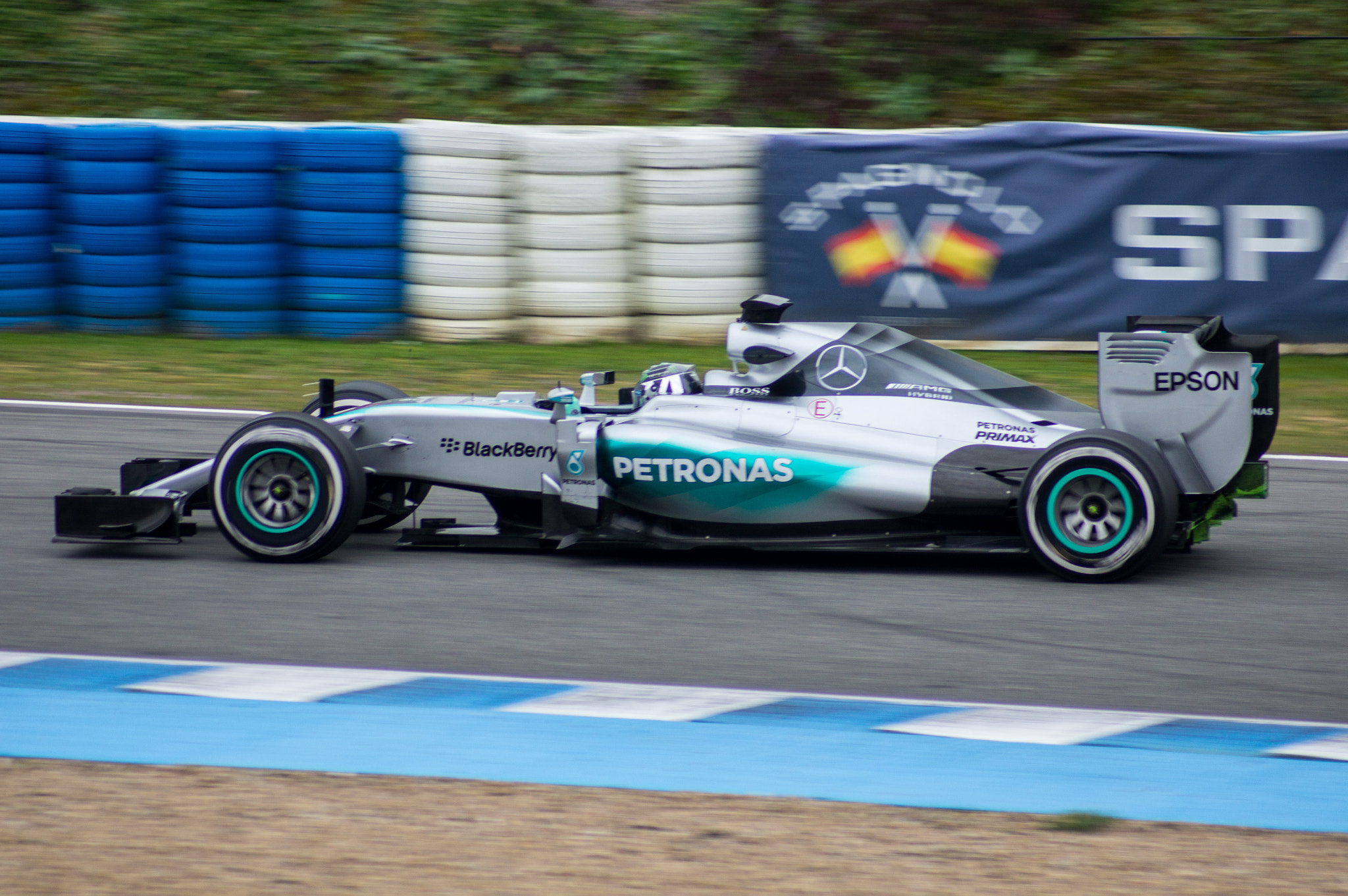 Sony Alpha DSLR-A580 sample photo. The mercedes of nico rosberg photography