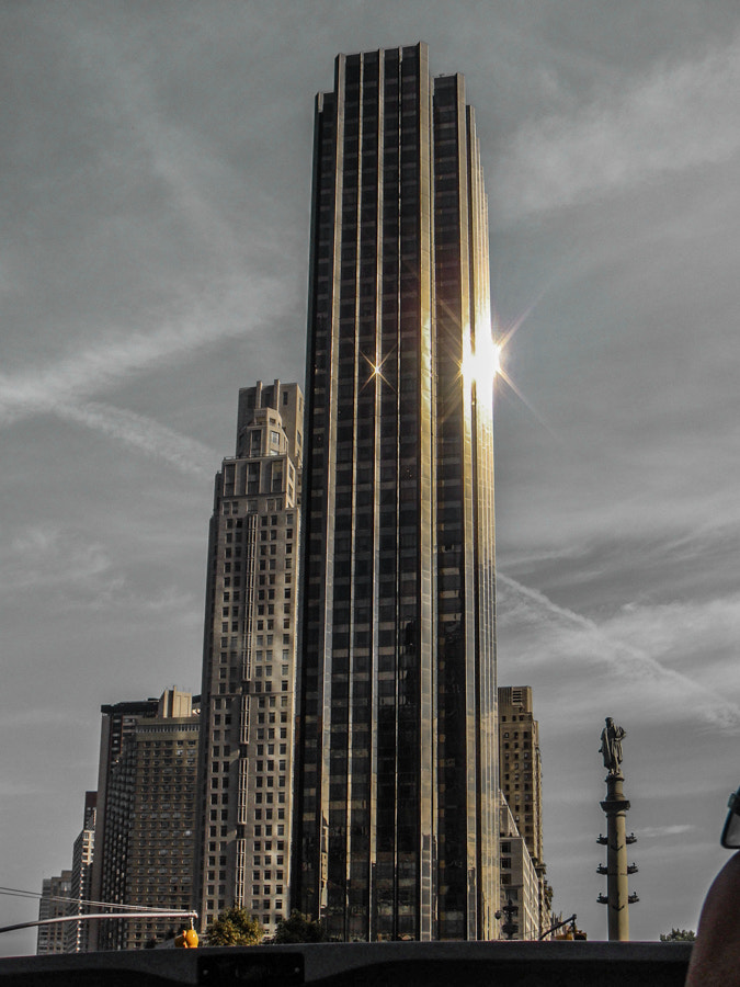 Sony DSC-T2 sample photo. New york - skyscraper photography
