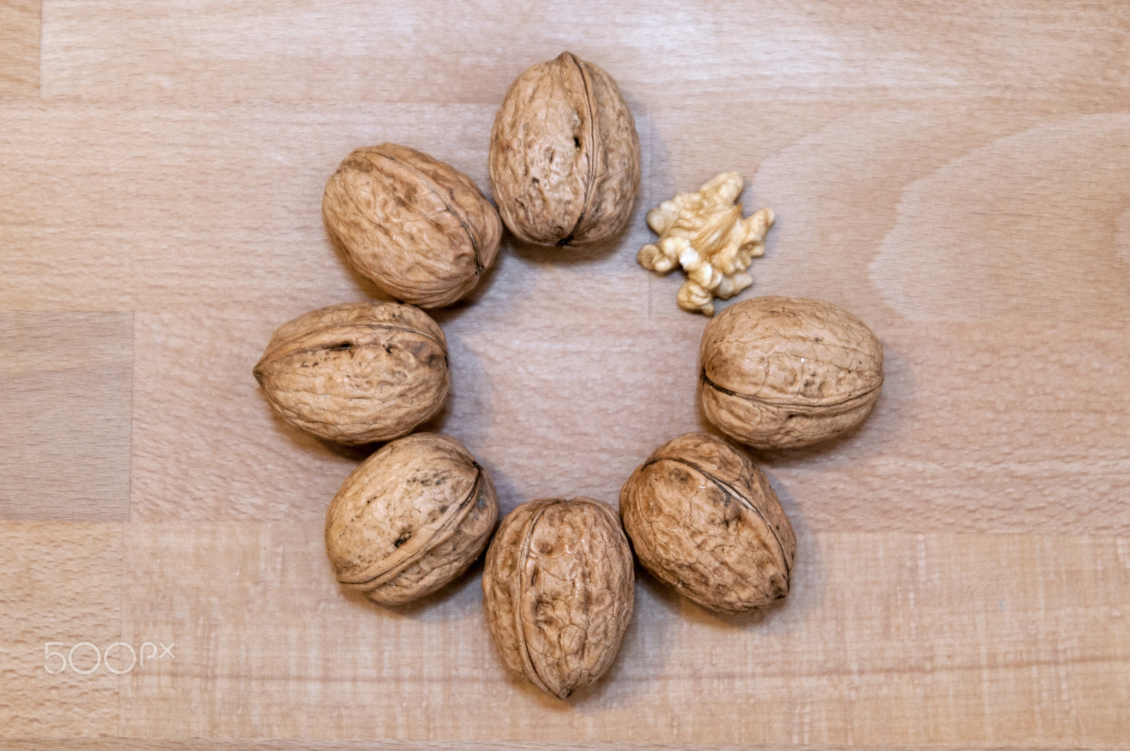 Sigma 24-70mm F2.8 EX DG HSM sample photo. Walnuts in circle photography