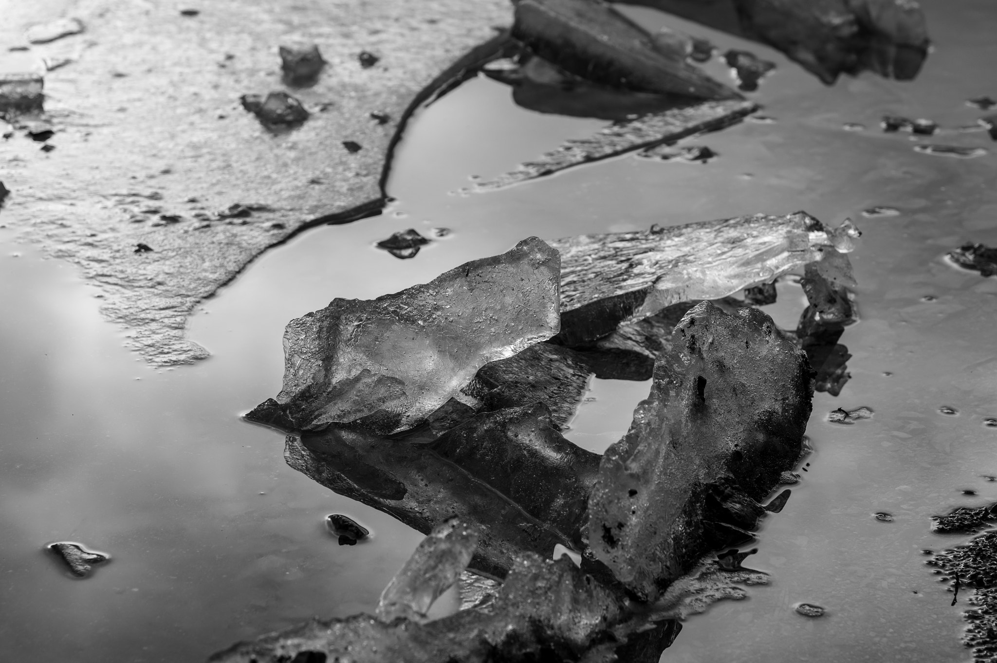 Sigma 17-70mm F2.8-4 DC Macro HSM Contemporary sample photo. Broken ice photography
