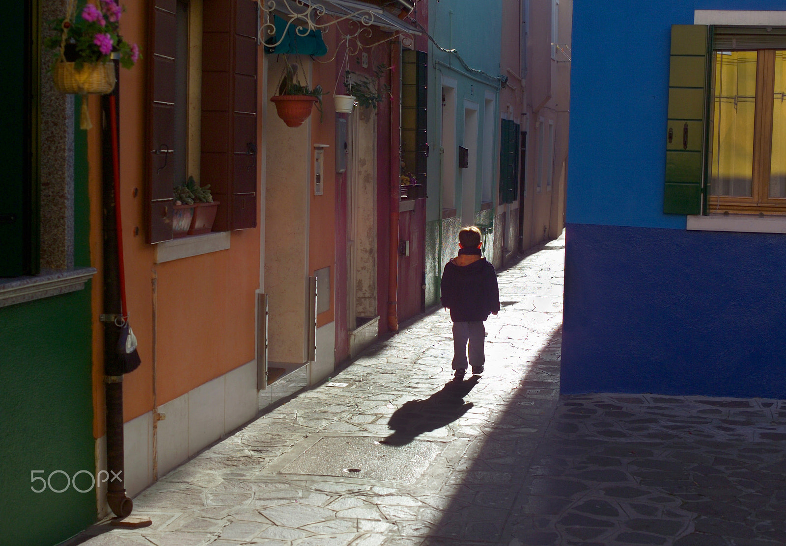 Kodak DCS Pro 14N sample photo. Burano boy photography