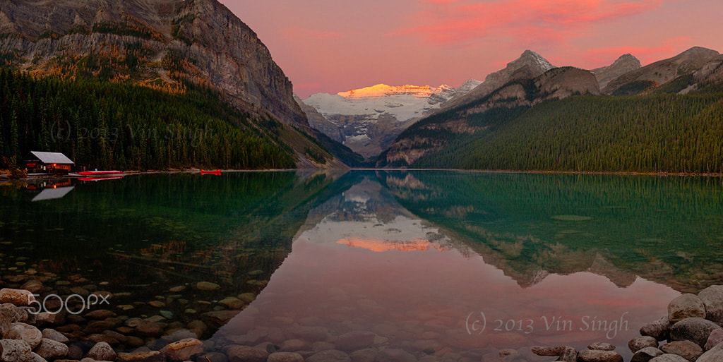 Nikon D3X + Nikon PC-E Nikkor 24mm F3.5D ED Tilt-Shift sample photo. Lake louise photography