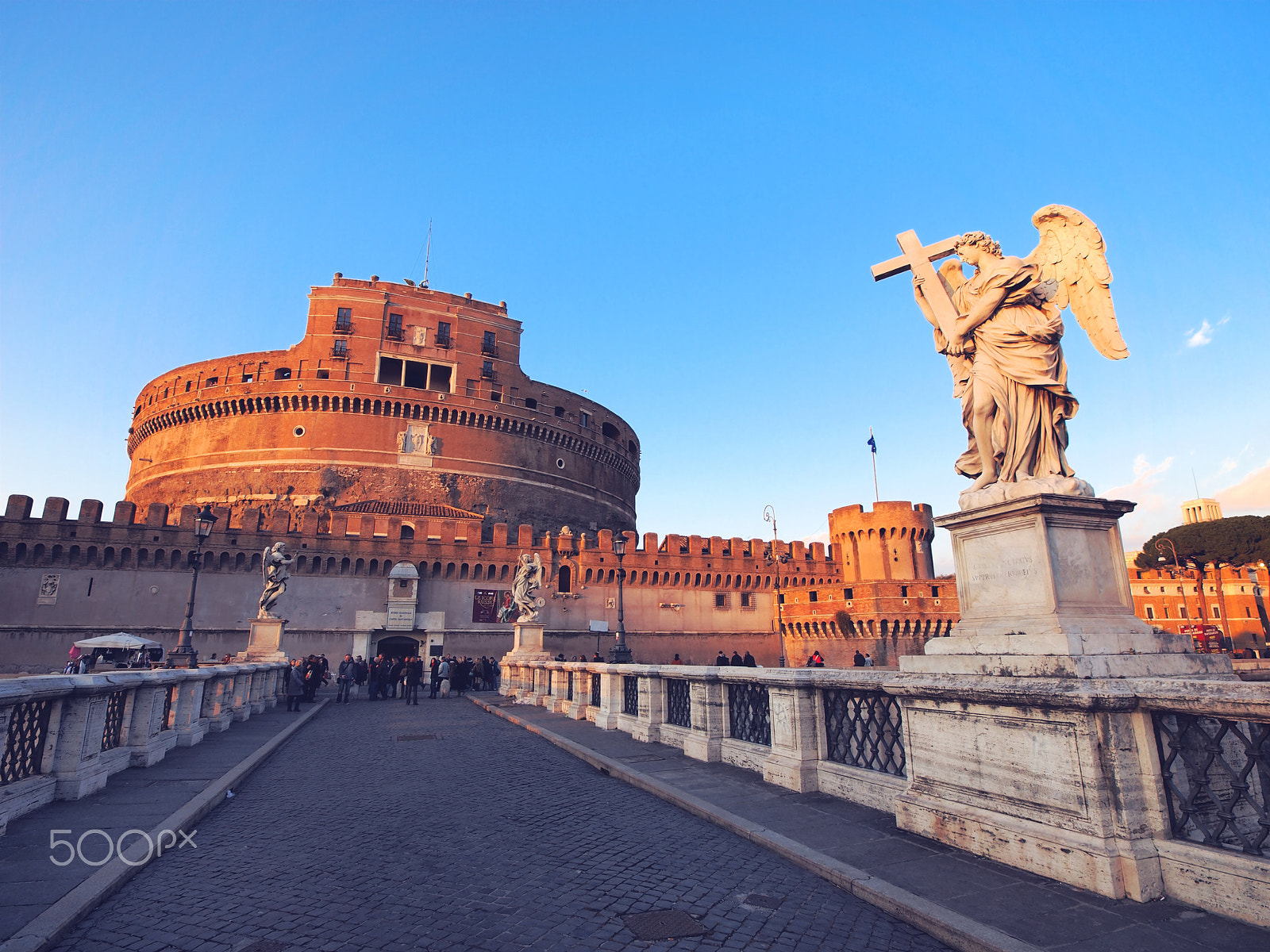 Olympus PEN E-PL1 + Olympus Zuiko Digital ED 9-18mm F4.0-5.6 sample photo. Castel sant angelo photography