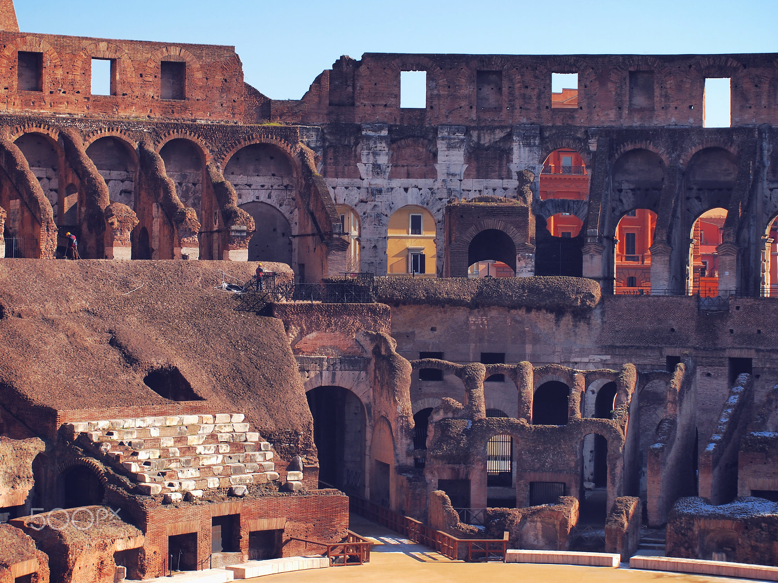 Olympus Zuiko Digital ED 40-150mm F4.0-5.6 sample photo. Colosseum in rome photography
