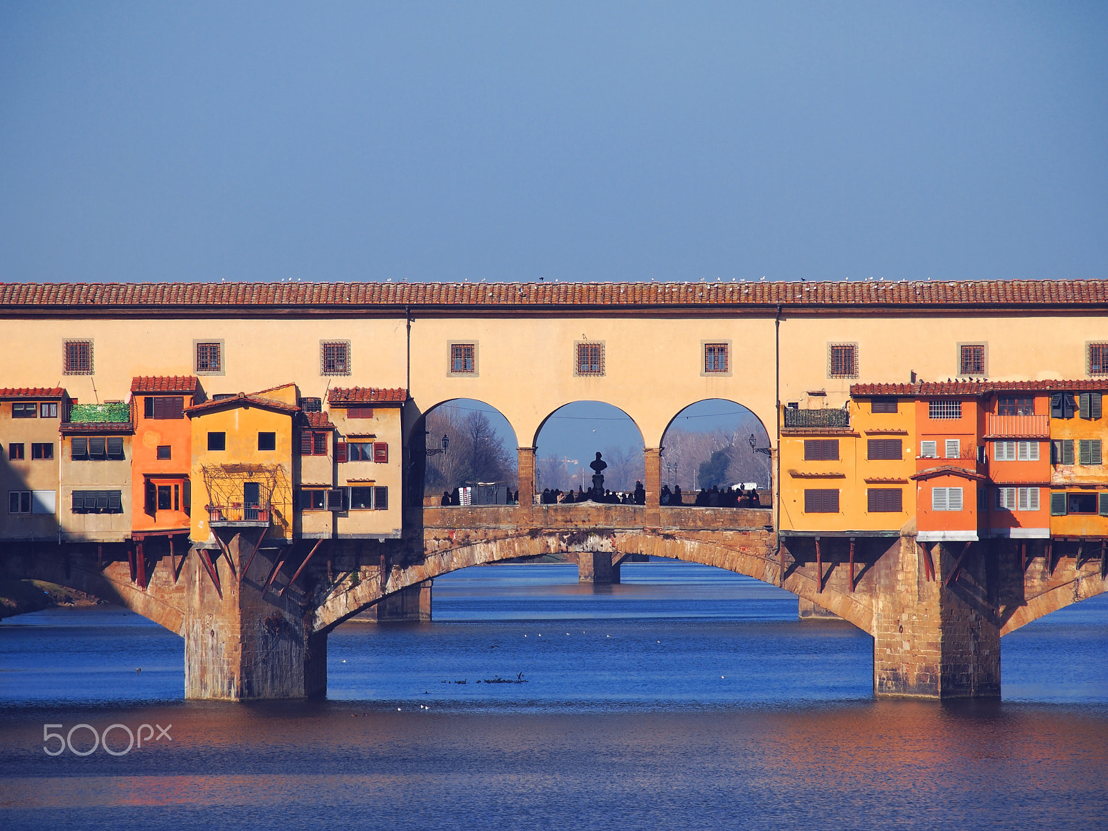 Olympus Zuiko Digital ED 40-150mm F4.0-5.6 sample photo. Ponte vecchio in florence photography