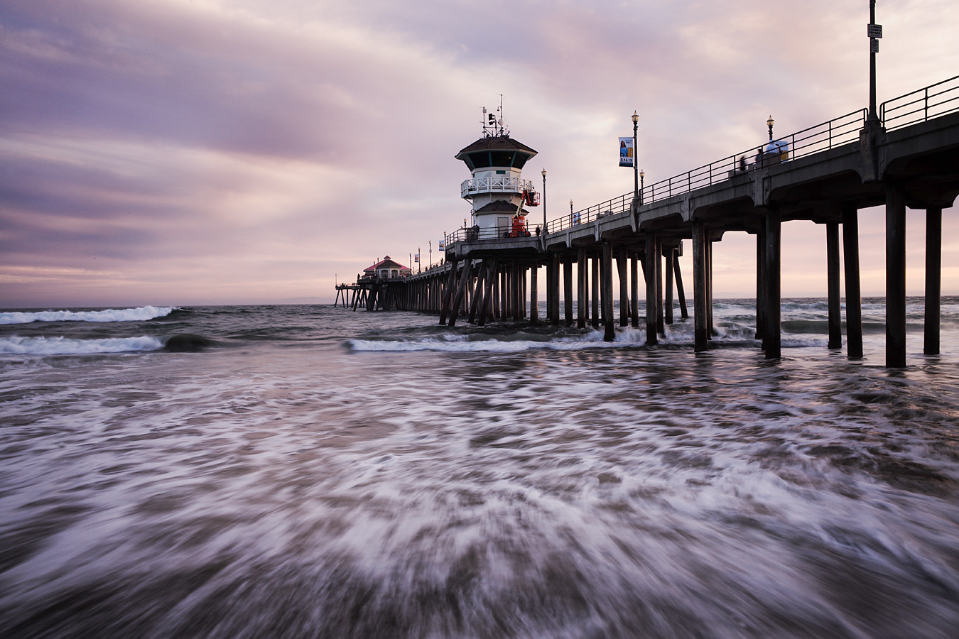 Summicron-M 1:2/28 ASPH. sample photo. Huntington beach pier photography