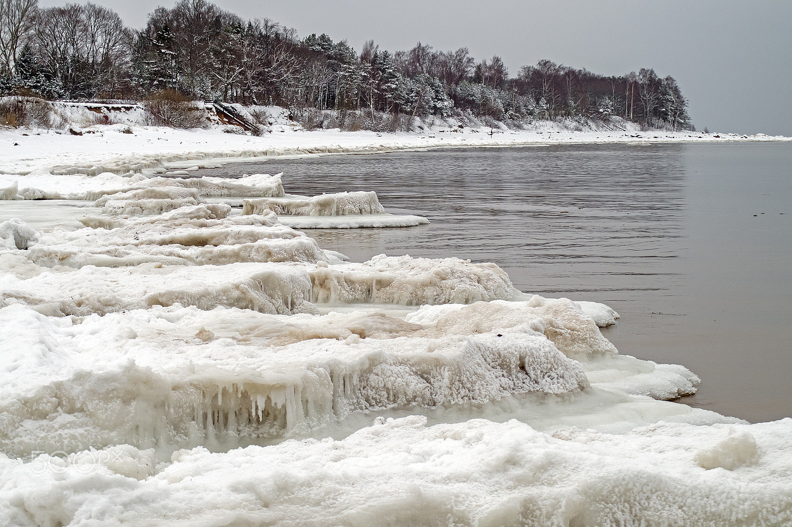 Sony SLT-A58 + Tamron AF 70-300mm F4-5.6 Di LD Macro sample photo. Winter...sea.... photography