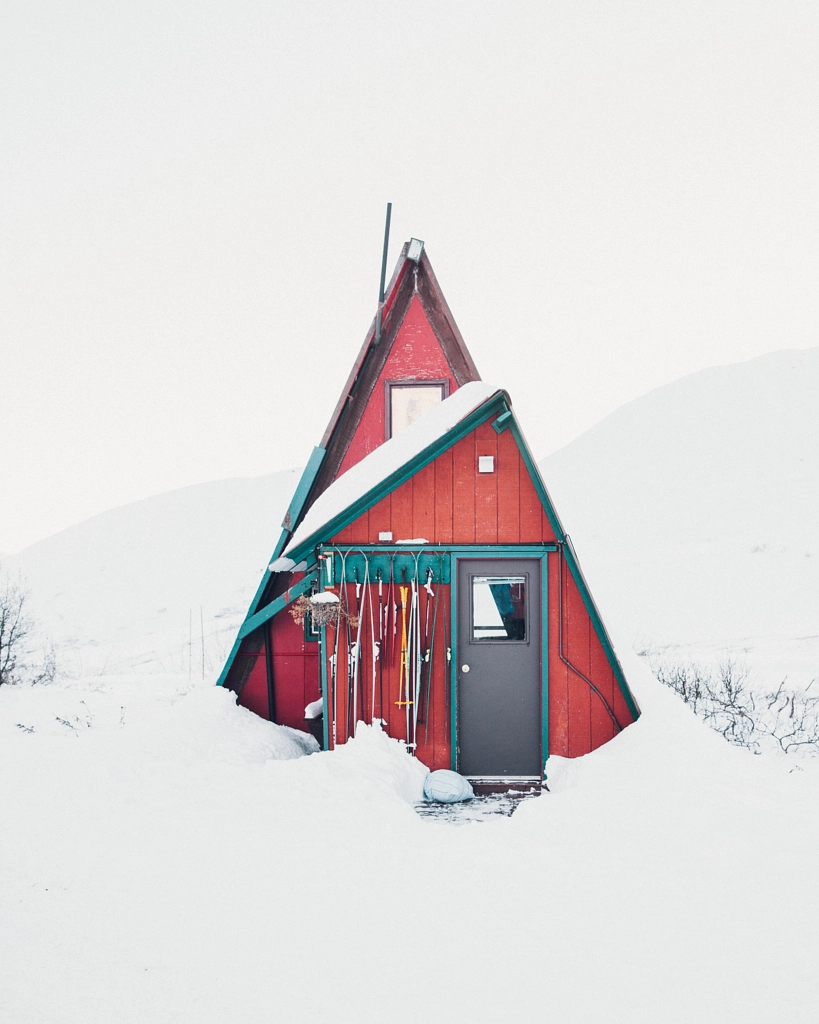 A Red Cabin in Hatcher Pass. by Andrew Kearns on 500px.com