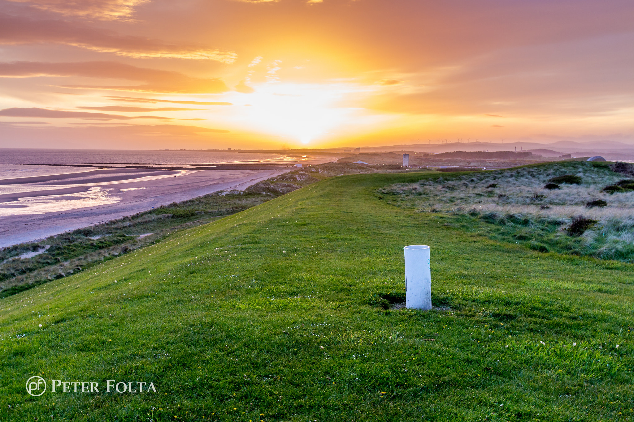 Canon EF 24-70mm F4L IS USM sample photo. Sunset over irvine beach photography