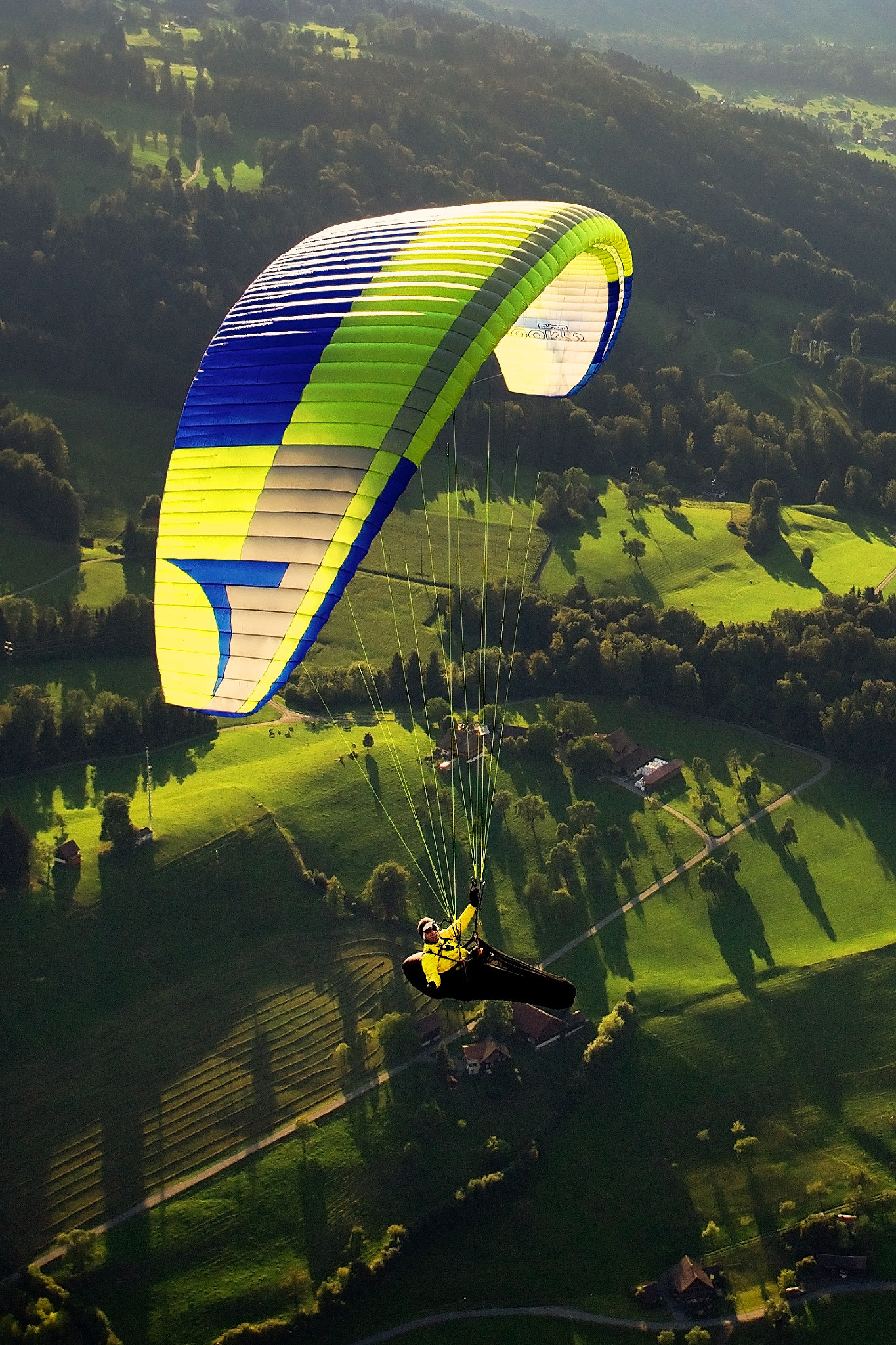 Sony Alpha NEX-3N + Sigma 19mm F2.8 EX DN sample photo. Paragliding photography