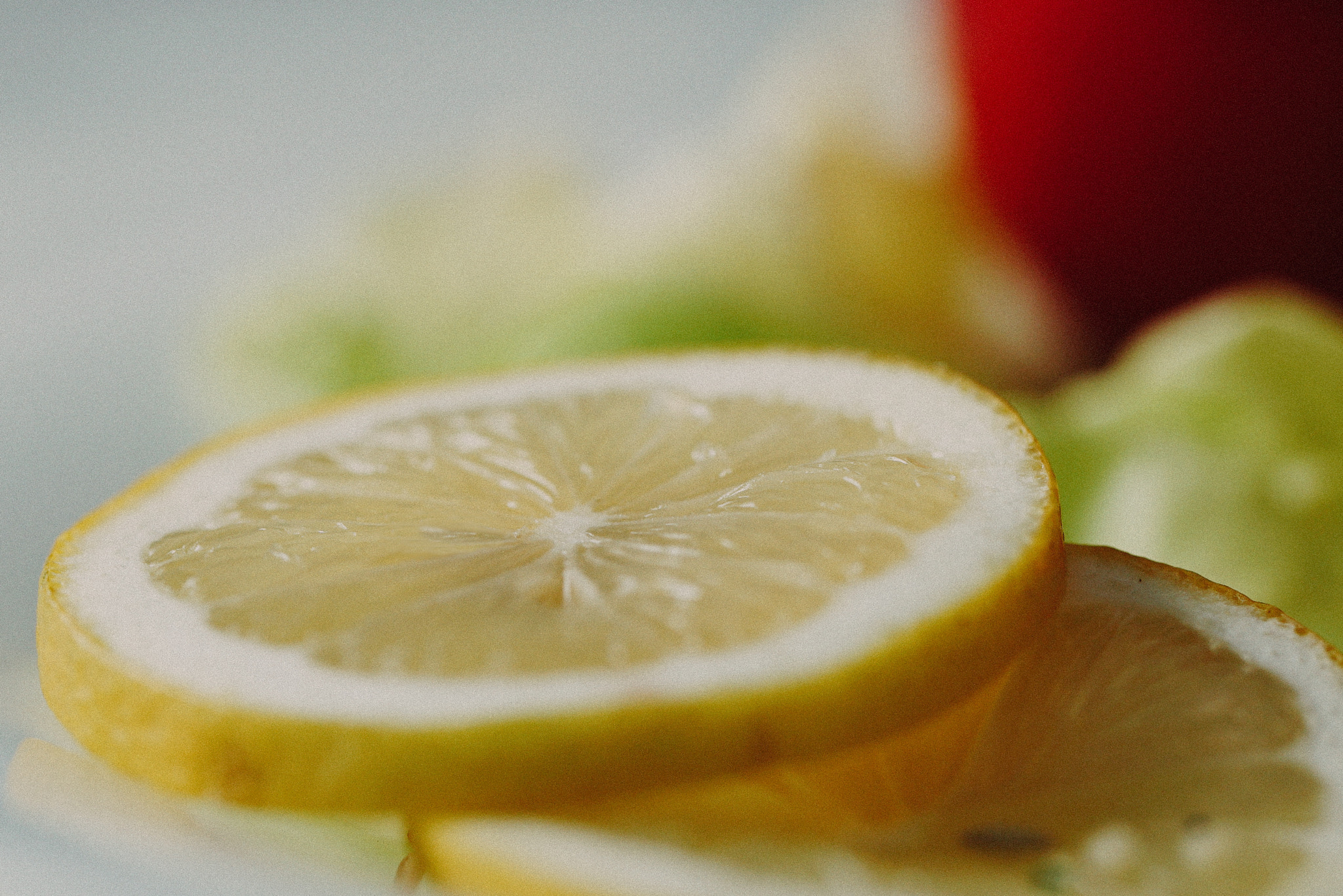 100mm F2.8 G SSM OSS sample photo. Yellow lemons photography