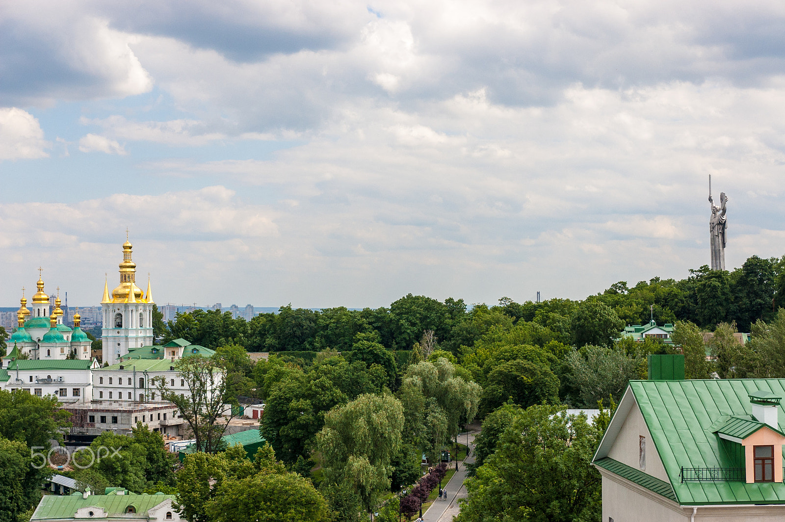 Nikon D40 sample photo. Panorama of kiev photography