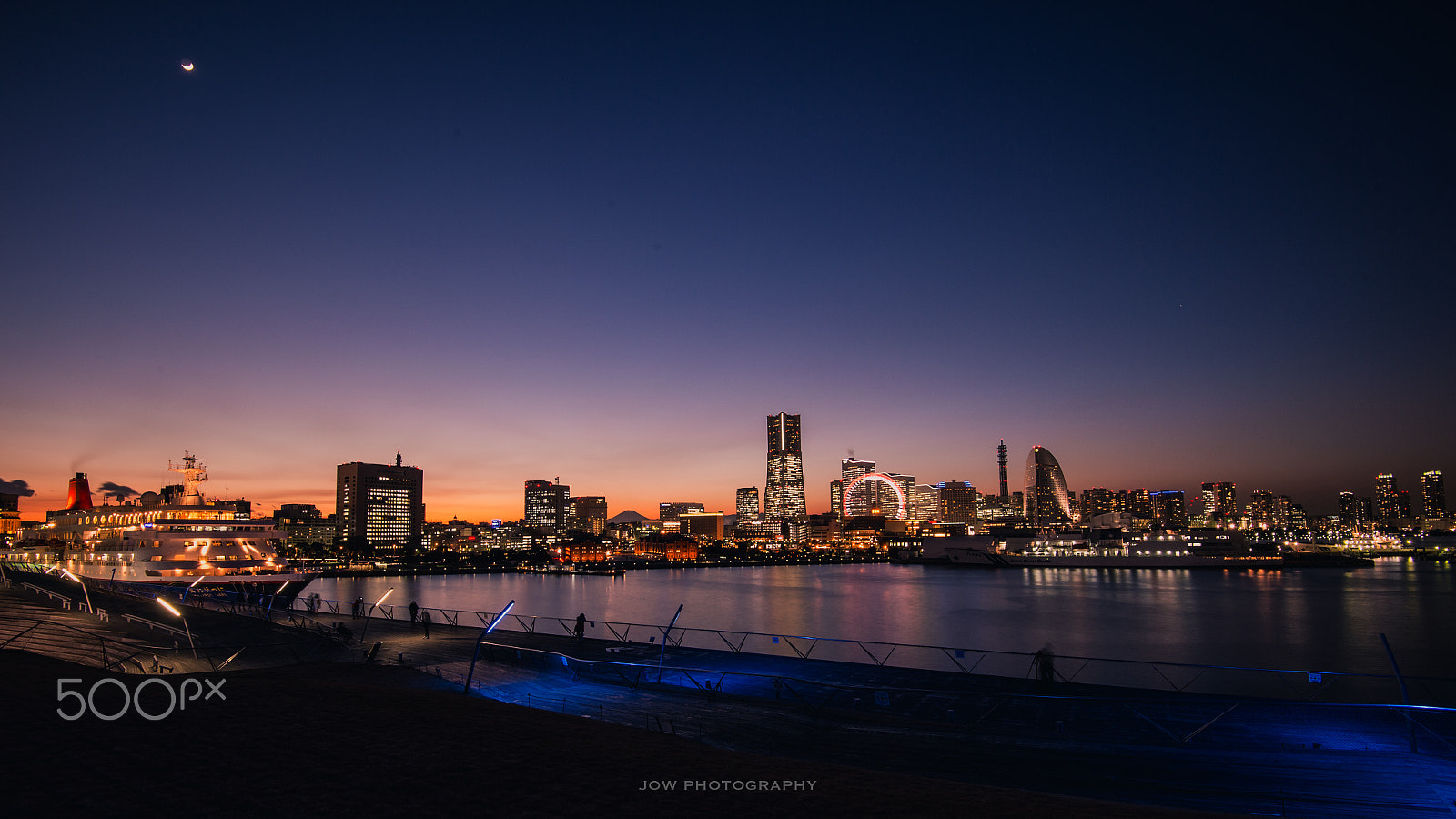 Nikon D4S sample photo. Landscape at evening from a large pier photography