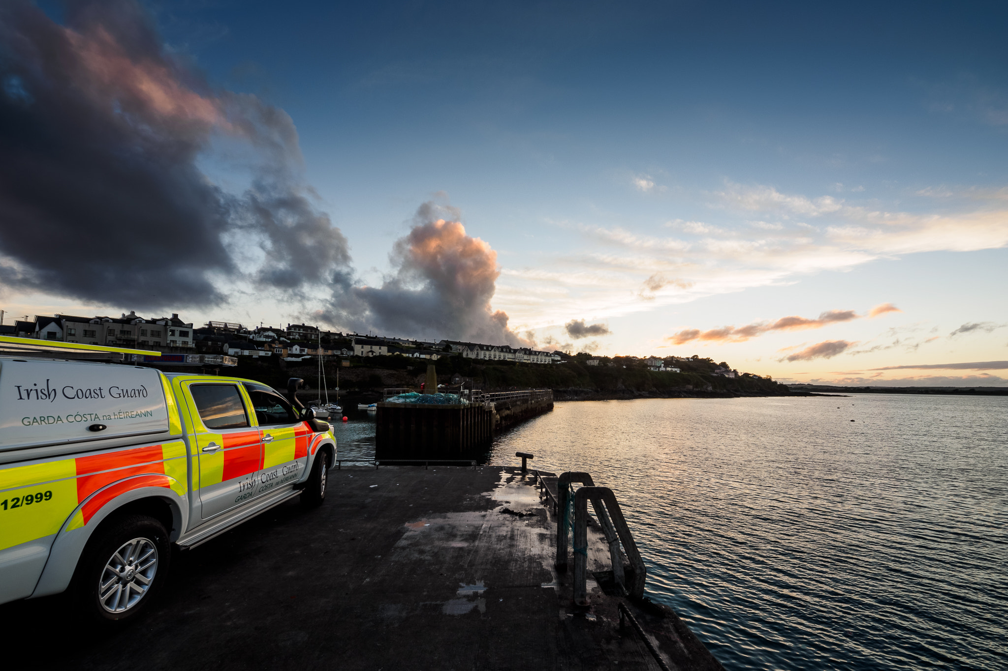 Olympus OM-D E-M1 + OLYMPUS  7-14mm Lens sample photo. Ballycotton_habour photography