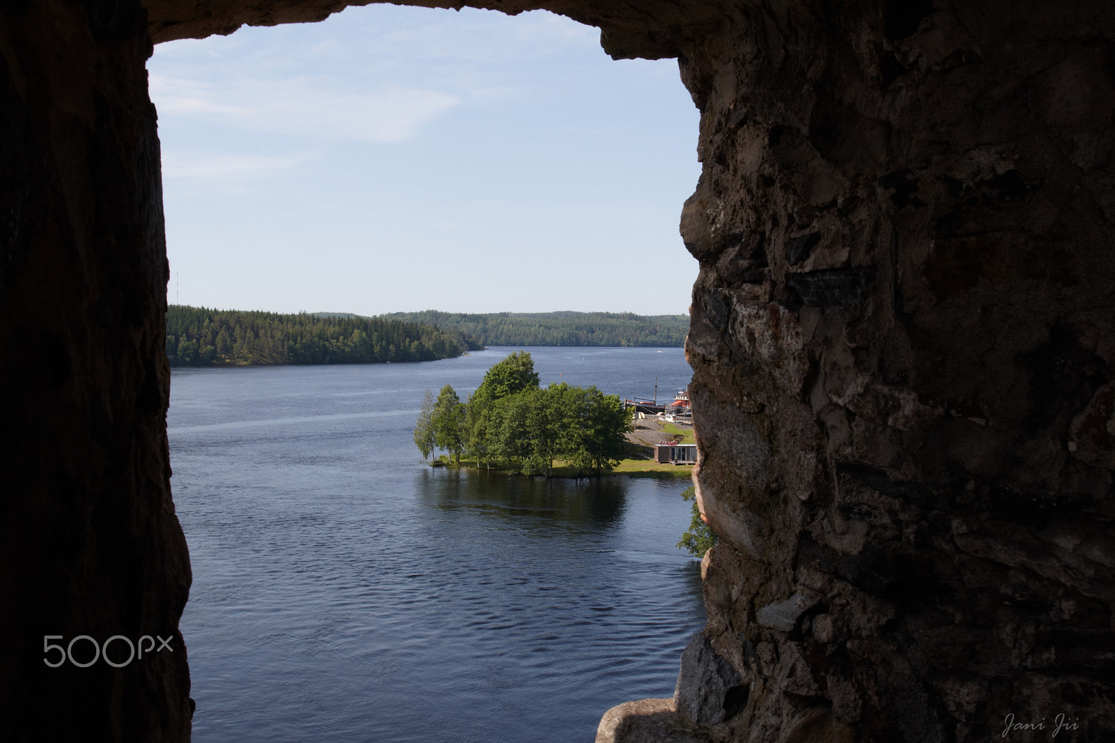 Canon EF 20-35mm f/2.8L sample photo. View over saimaa from olavinlinna photography