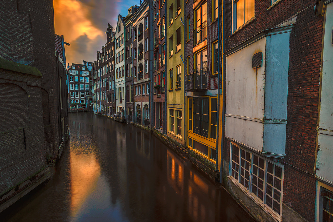 Nikon D610 + AF Nikkor 18mm f/2.8D sample photo. Aamsterdam sunrise photography