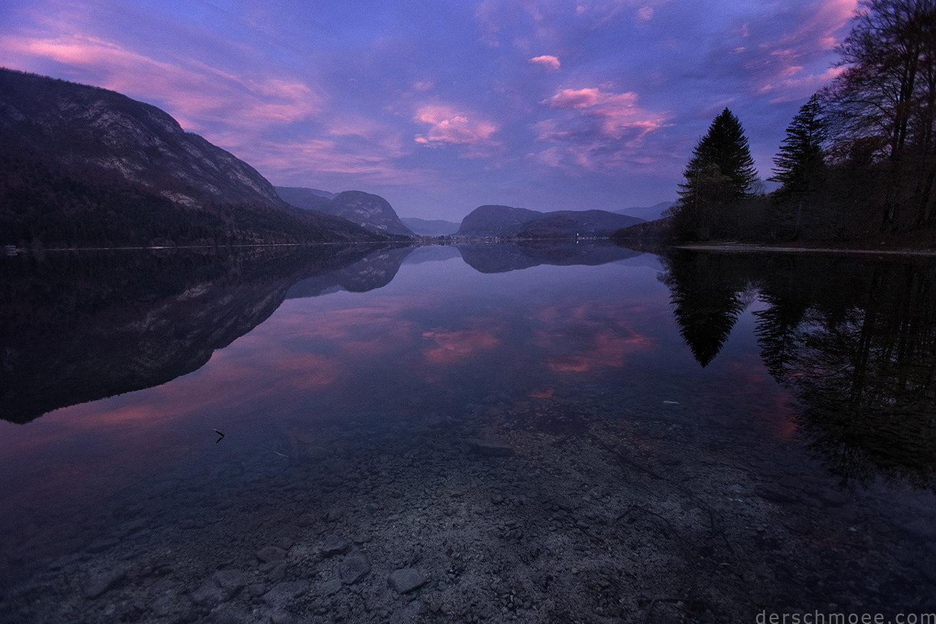 Canon EOS-1D X + Canon EF 16-35mm F2.8L USM sample photo. Bohinjsko jezero in slowenien photography