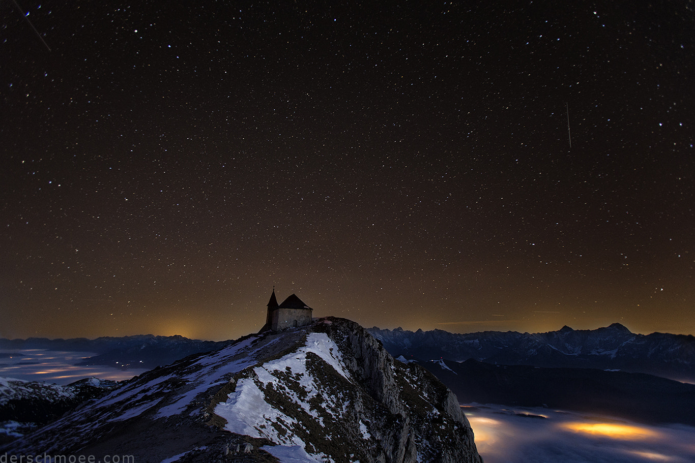 Canon EOS-1D X + Canon EF 16-35mm F2.8L USM sample photo. Dobratsch under stars photography