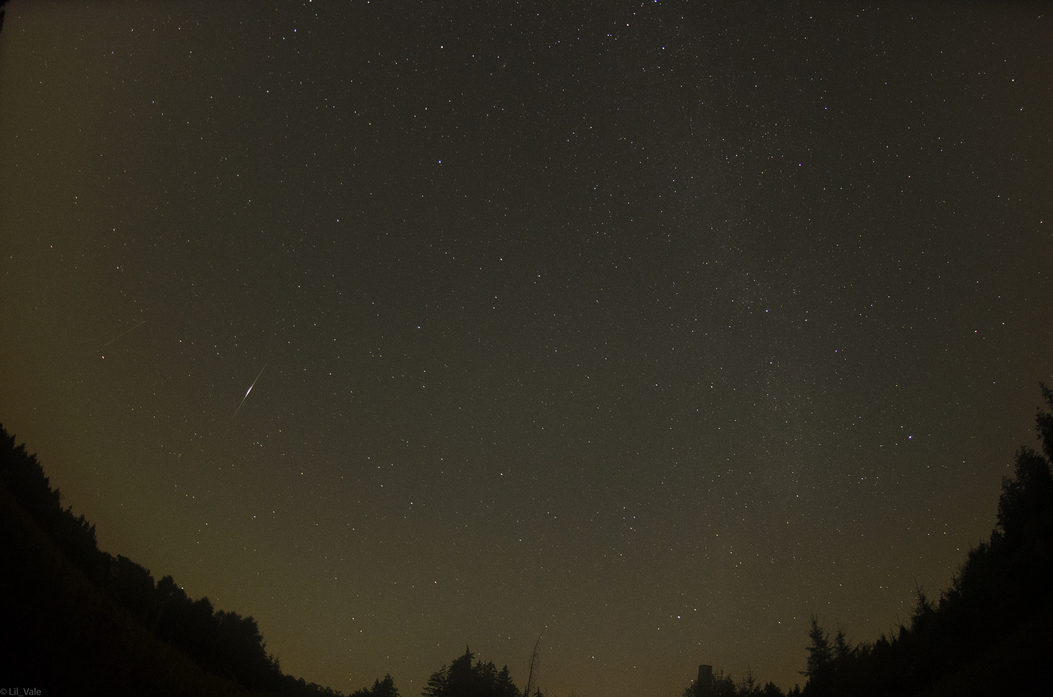 Nikon AF DX Fisheye-Nikkor 10.5mm F2.8G ED sample photo. Star explosion photography
