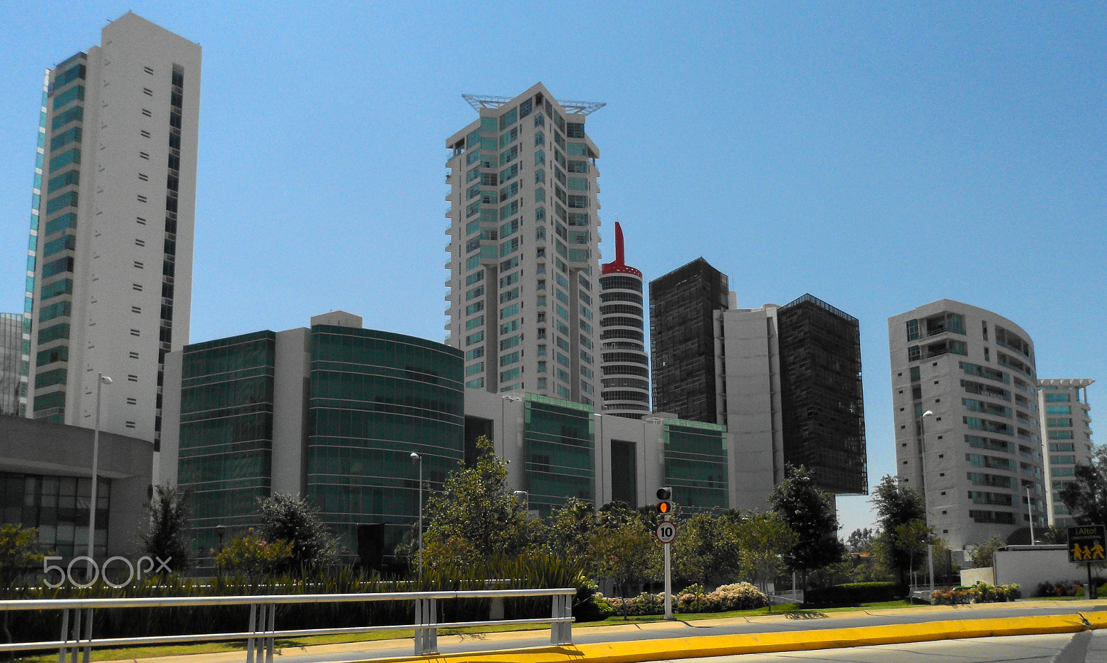 Samsung PL170,PL171 / VLUUPL170,PL171 sample photo. Modern buildings of guadalajara, mexico photography