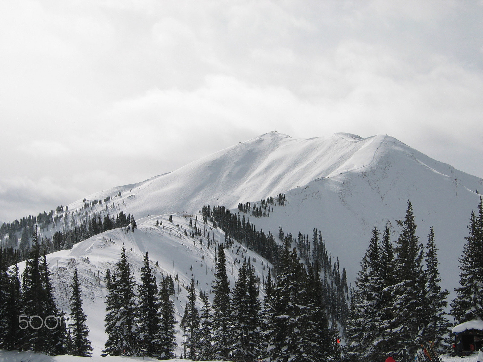 Canon POWERSHOT S45 sample photo. Highland bowl aspen highlands colorado photography