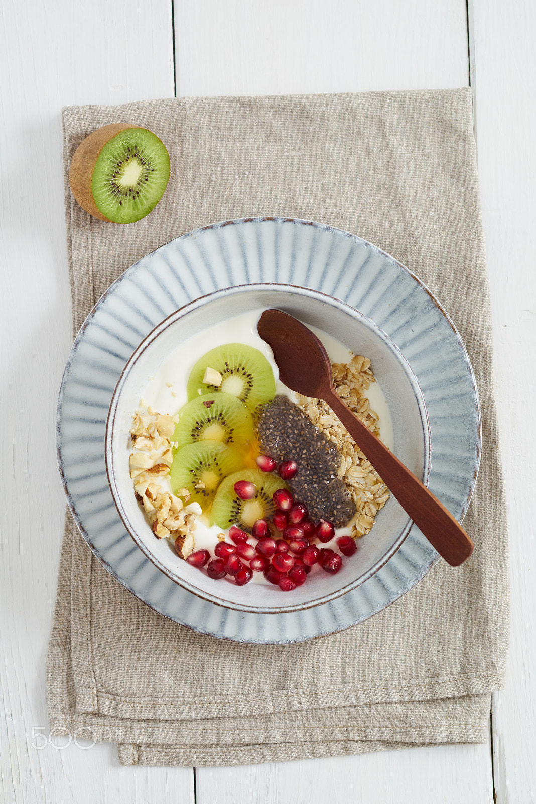 90mm F2.8 sample photo. Breakfast oats photography