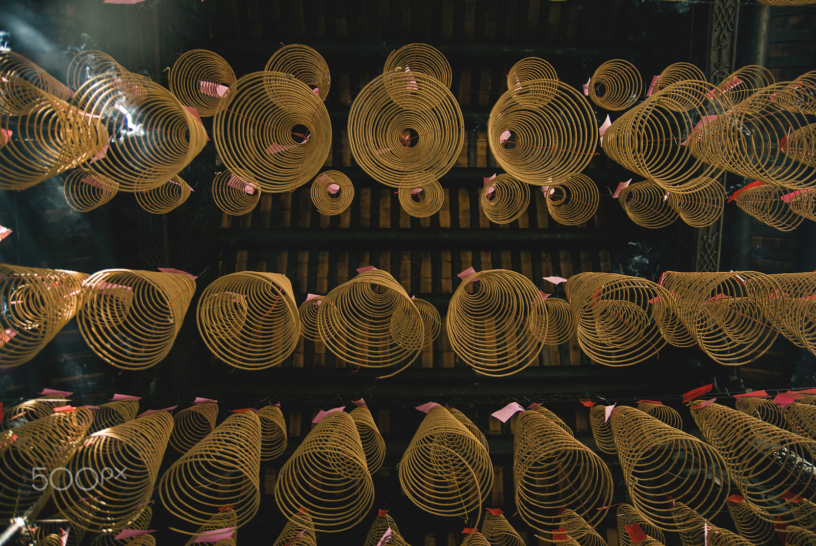 Nikon D60 sample photo. Incense photography