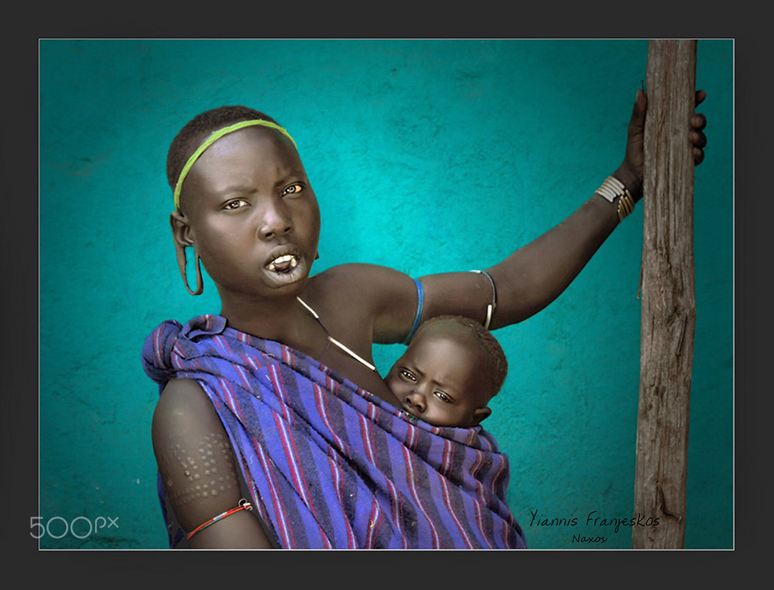 Canon EOS 7D + Canon EF 28mm F2.8 sample photo. Mursi tribe photography