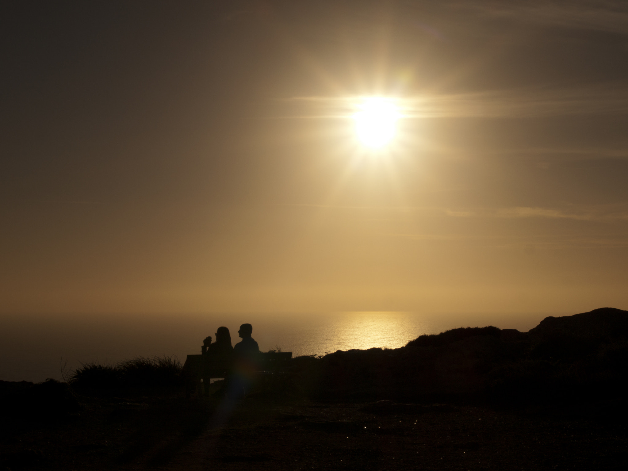 Olympus E-520 (EVOLT E-520) + SIGMA 18-50mm F2.8 DC sample photo. The sunset for two photography