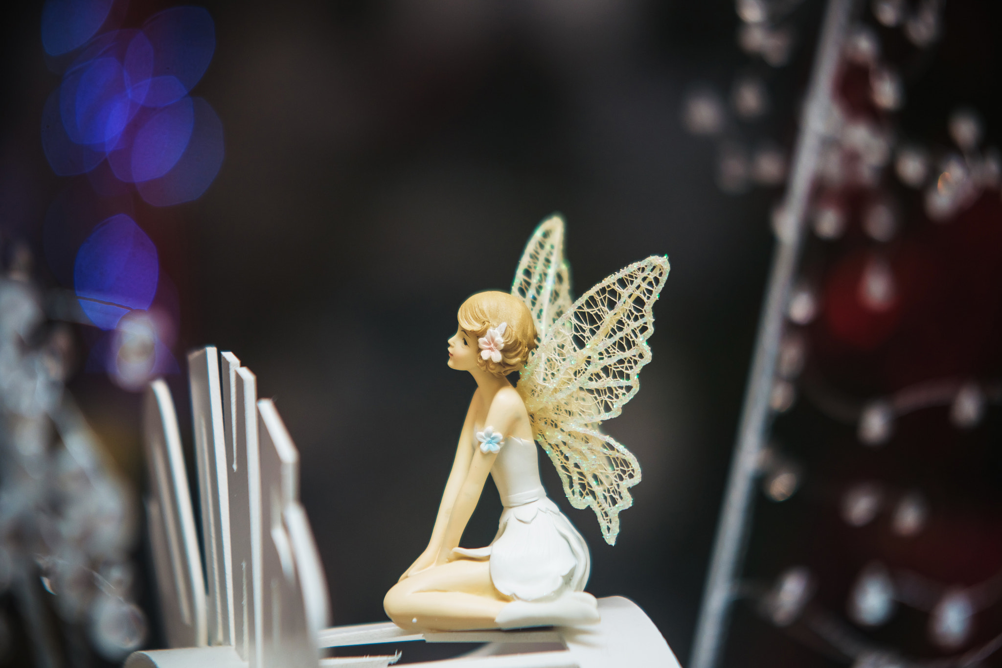 Minolta AF 70-210mm F4 Macro sample photo. Sitting angel photography