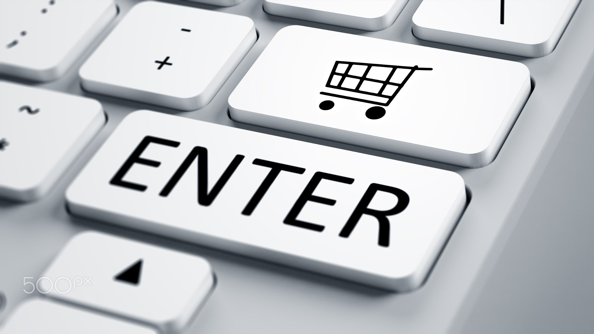 keyboard shopping cart
