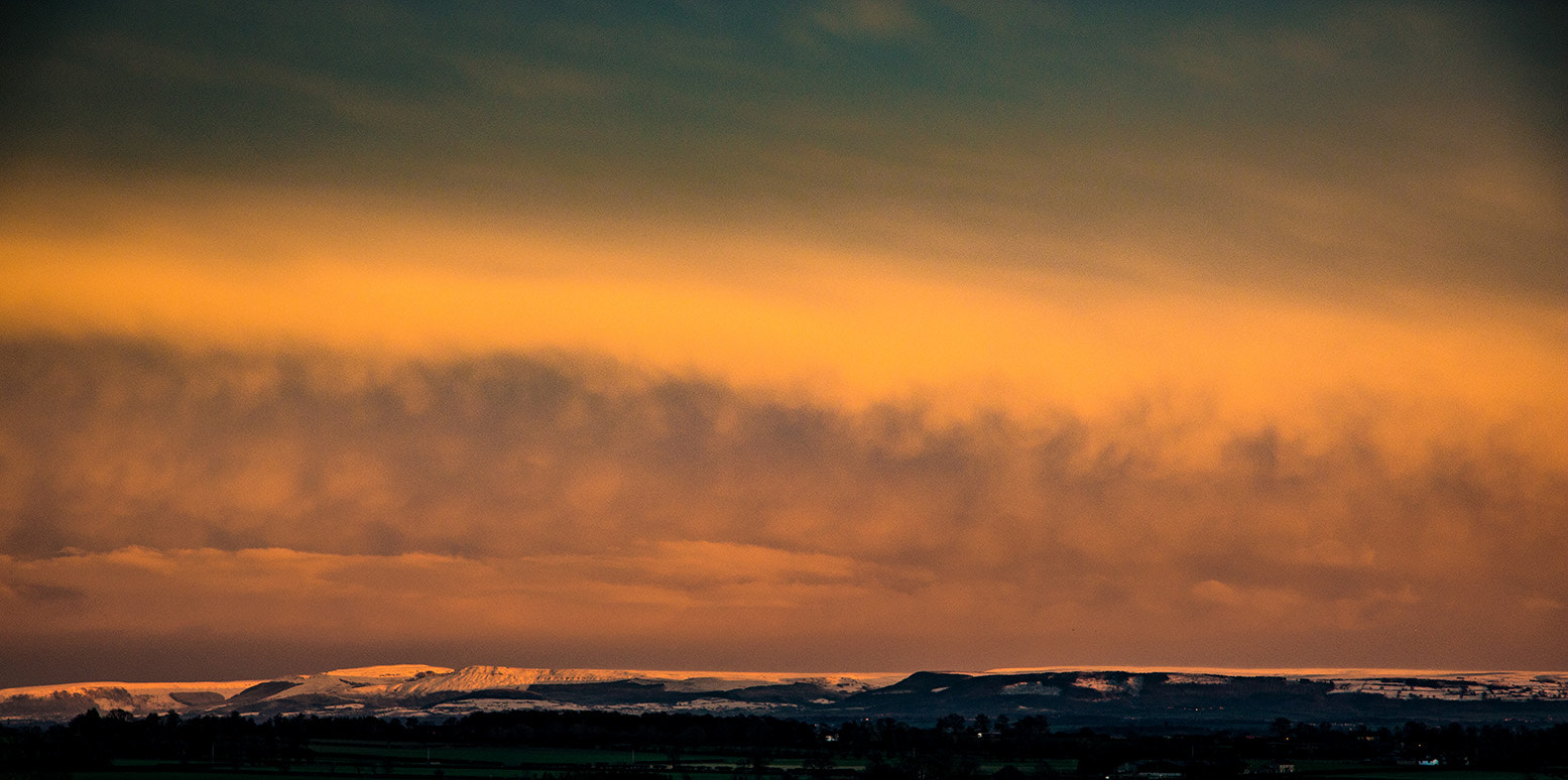 Canon EOS M sample photo. Snow sunset jan photography