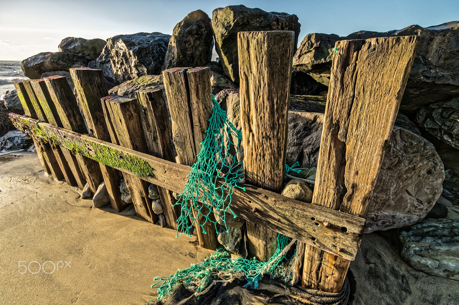 Sony a99 II + Minolta AF 17-35mm F2.8-4 (D) sample photo. Fortified breakwater. photography