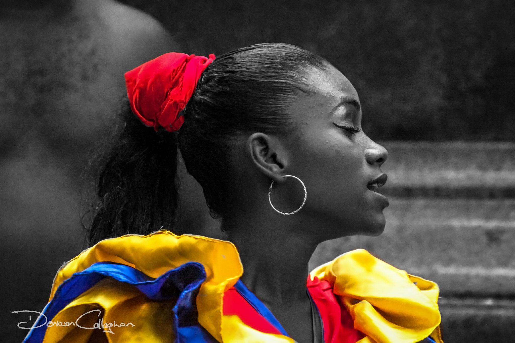 Canon EF 100-400mm F4.5-5.6L IS II USM sample photo. Cartagena mapale dancer colombia photography